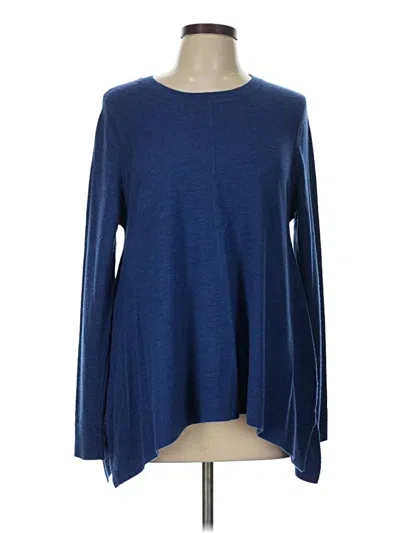Pre-owned Tahari Pullover Sweater In Blue