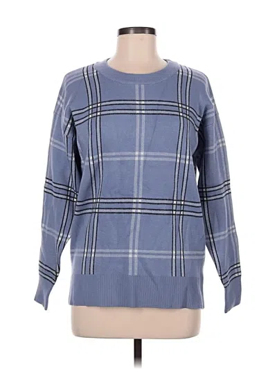 Pre-owned Tahari Pullover Sweater In Blue