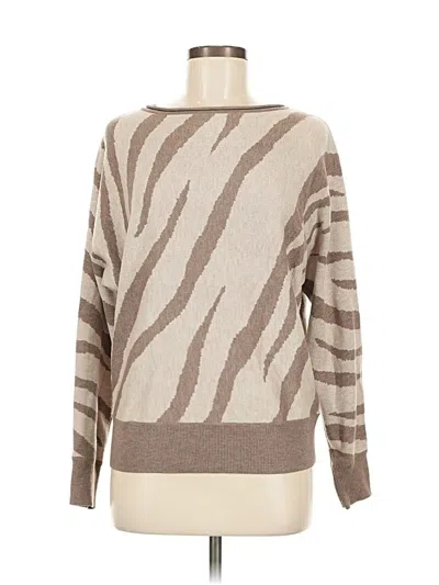 Pre-owned Tahari Pullover Sweater In Brown