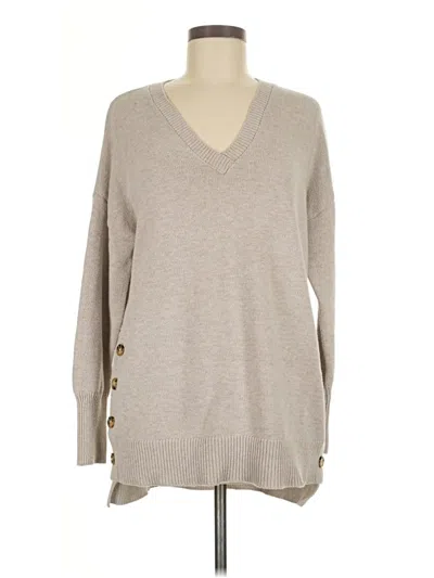 Pre-owned Tahari Pullover Sweater In Brown
