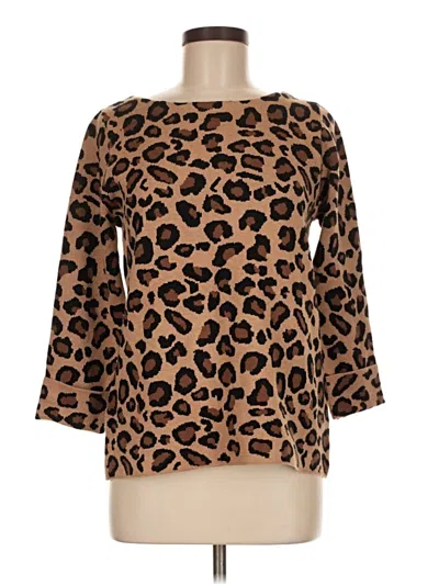 Pre-owned Tahari Pullover Sweater In Brown