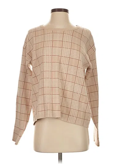 Pre-owned Tahari Pullover Sweater In Brown