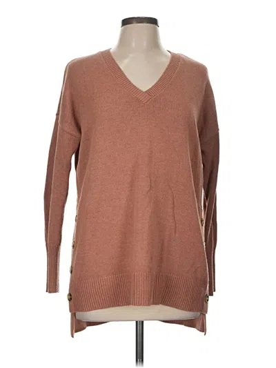 Pre-owned Tahari Pullover Sweater In Brown