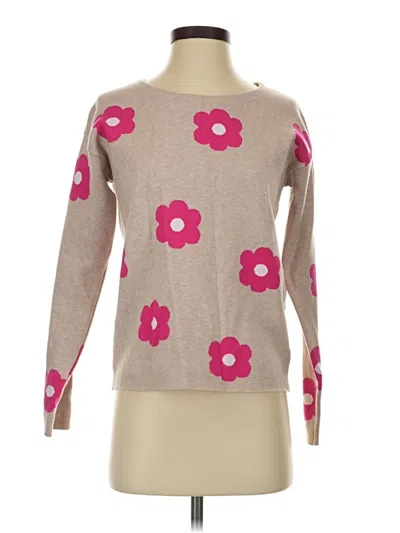 Pre-owned Tahari Pullover Sweater In Brown
