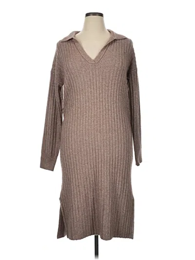 Pre-owned Tahari Pullover Sweater In Brown