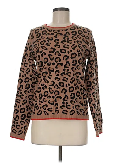 Pre-owned Tahari Pullover Sweater In Brown