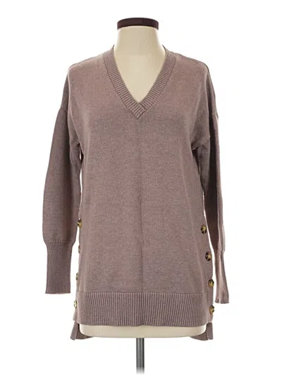 Pre-owned Tahari Pullover Sweater In Brown