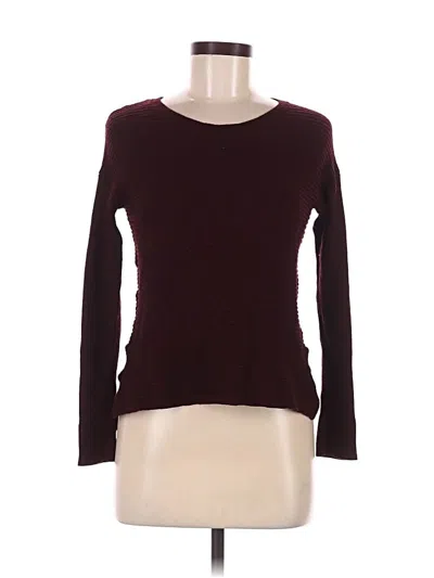 Pre-owned Tahari Pullover Sweater In Burgundy