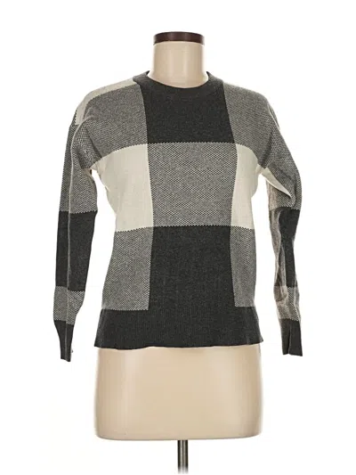 Pre-owned Tahari Pullover Sweater In Gray