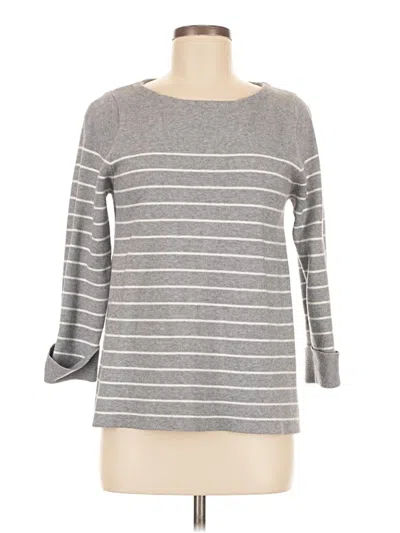Pre-owned Tahari Pullover Sweater In Gray