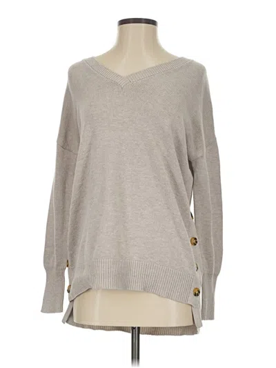 Pre-owned Tahari Pullover Sweater In Gray