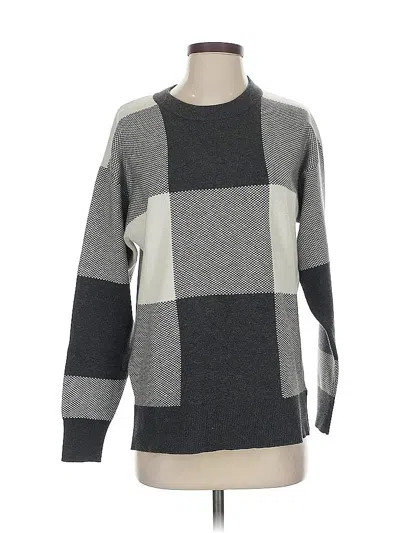 Pre-owned Tahari Pullover Sweater In Gray