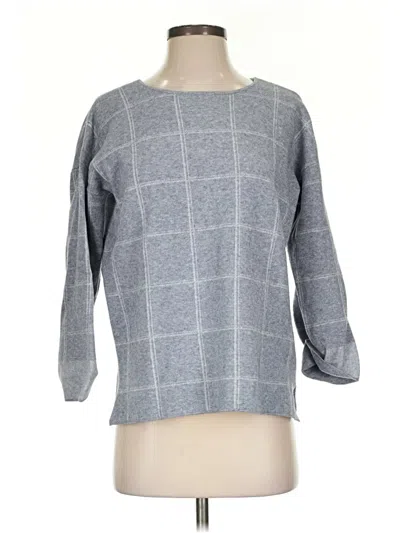 Pre-owned Tahari Pullover Sweater In Gray