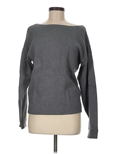Pre-owned Tahari Pullover Sweater In Gray