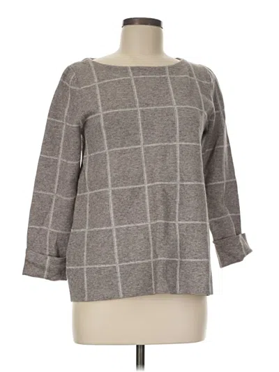 Pre-owned Tahari Pullover Sweater In Gray
