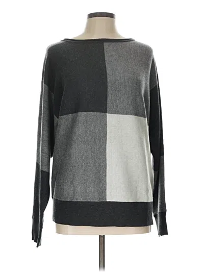 Pre-owned Tahari Pullover Sweater In Gray