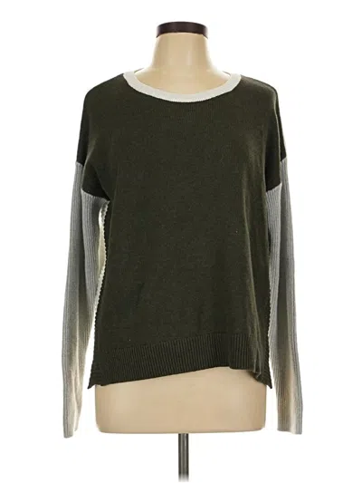 Pre-owned Tahari Pullover Sweater In Green