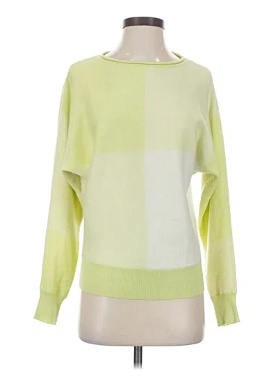 Pre-owned Tahari Pullover Sweater In Green