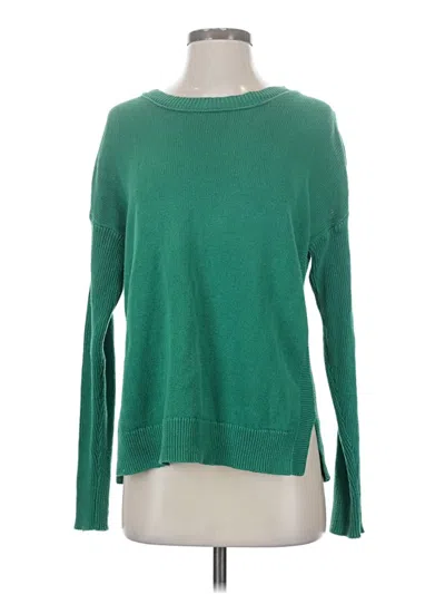Pre-owned Tahari Pullover Sweater In Green