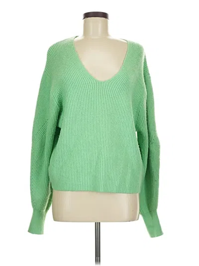 Pre-owned Tahari Pullover Sweater In Green