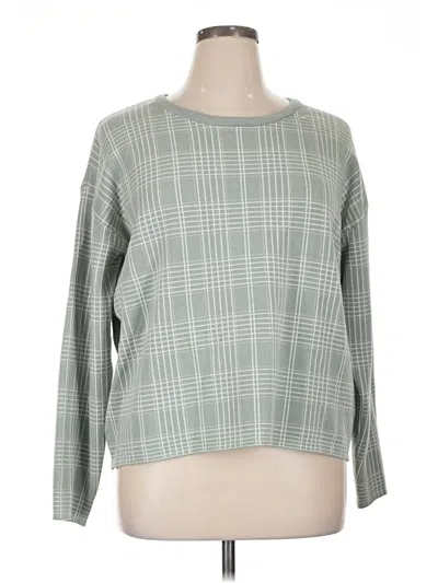 Pre-owned Tahari Pullover Sweater In Green