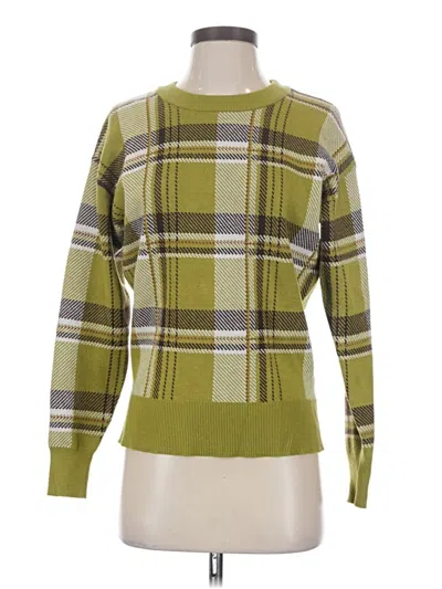 Pre-owned Tahari Pullover Sweater In Green