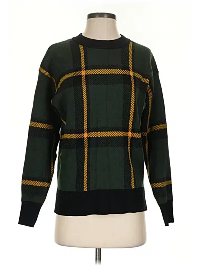 Pre-owned Tahari Pullover Sweater In Green