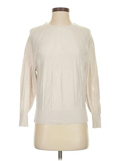 Pre-owned Tahari Pullover Sweater In Ivory