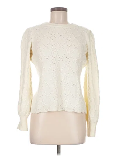 Pre-owned Tahari Pullover Sweater In Ivory