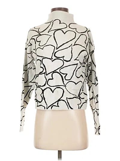Pre-owned Tahari Pullover Sweater In Ivory