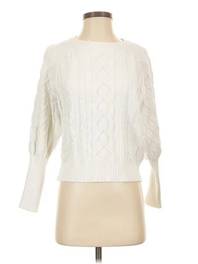 Pre-owned Tahari Pullover Sweater In Ivory