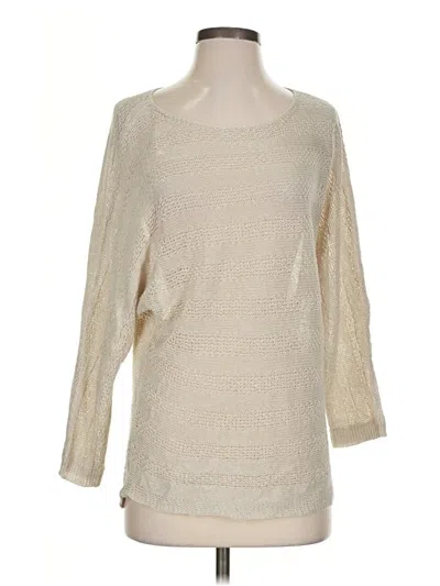 Pre-owned Tahari Pullover Sweater In Ivory