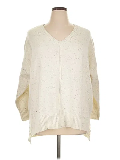 Pre-owned Tahari Pullover Sweater In Ivory