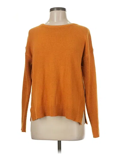 Pre-owned Tahari Pullover Sweater In Orange