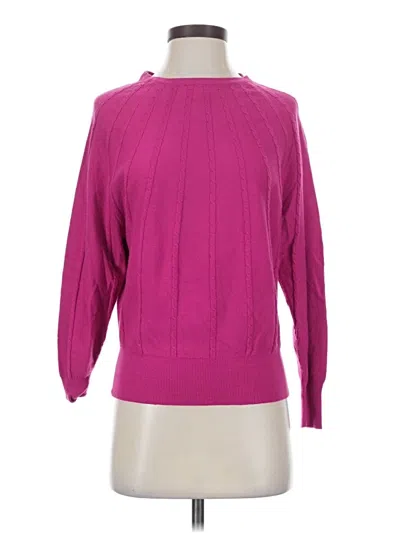 Pre-owned Tahari Pullover Sweater In Pink