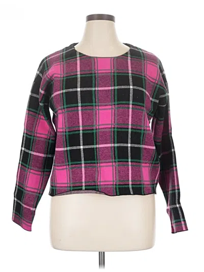 Pre-owned Tahari Pullover Sweater In Pink