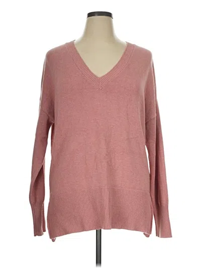 Pre-owned Tahari Pullover Sweater In Pink