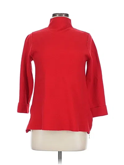 Pre-owned Tahari Pullover Sweater In Red