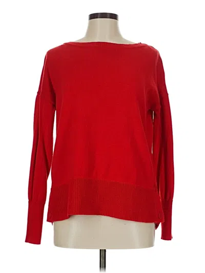 Pre-owned Tahari Pullover Sweater In Red