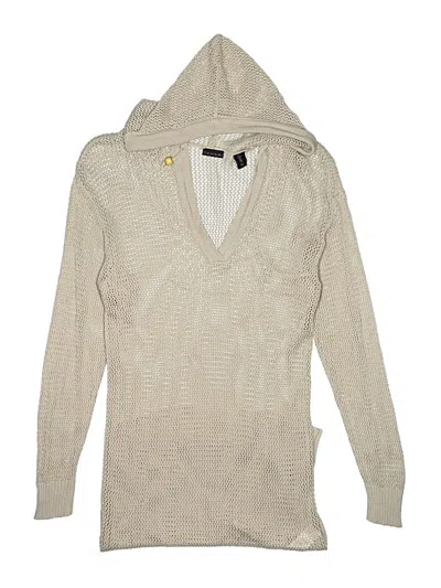 Pre-owned Tahari Pullover Sweater In Tan