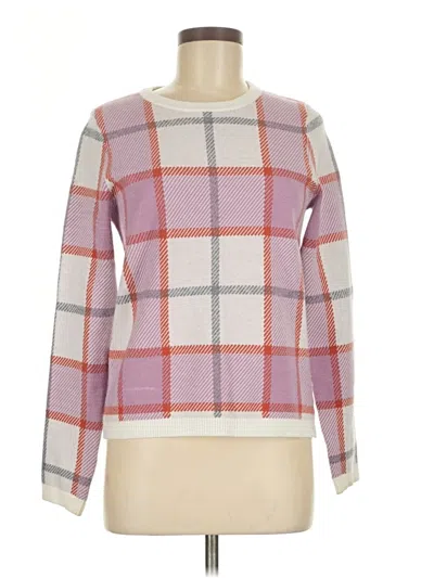 Pre-owned Tahari Pullover Sweater In White