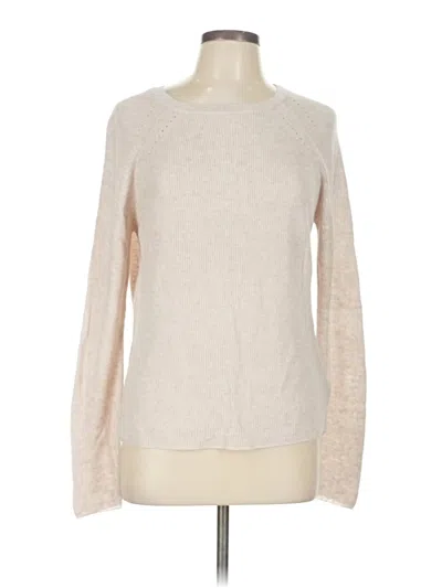 Pre-owned Tahari Pullover Sweater In White