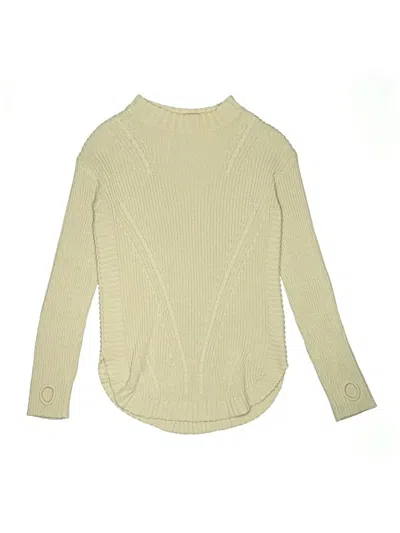 Pre-owned Tahari Kids' Pullover Sweater In White