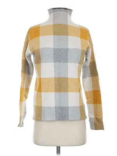Pre-owned Tahari Pullover Sweater In Yellow