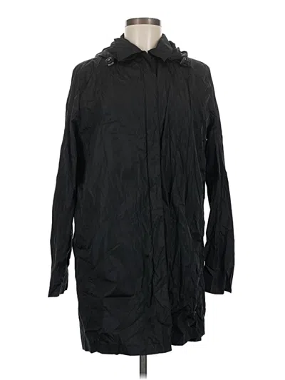 Pre-owned Tahari Raincoat In Black