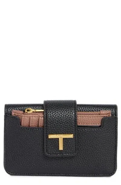 Tahari Reade Faux Leather Bifold Wallet In Black