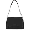 Tahari Sammy Flap Shoulder Bag In Black
