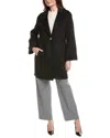 Tahari Sandra Coat In Black