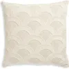 Tahari Scalloped Accent Pillow In Neutral