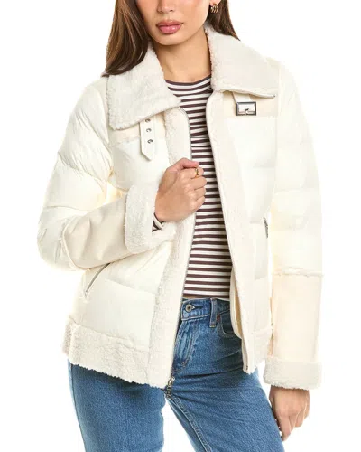 Tahari Selena Coat In White